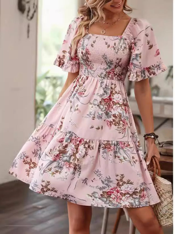 ISOLDE™ – Vintage Floral Dress
