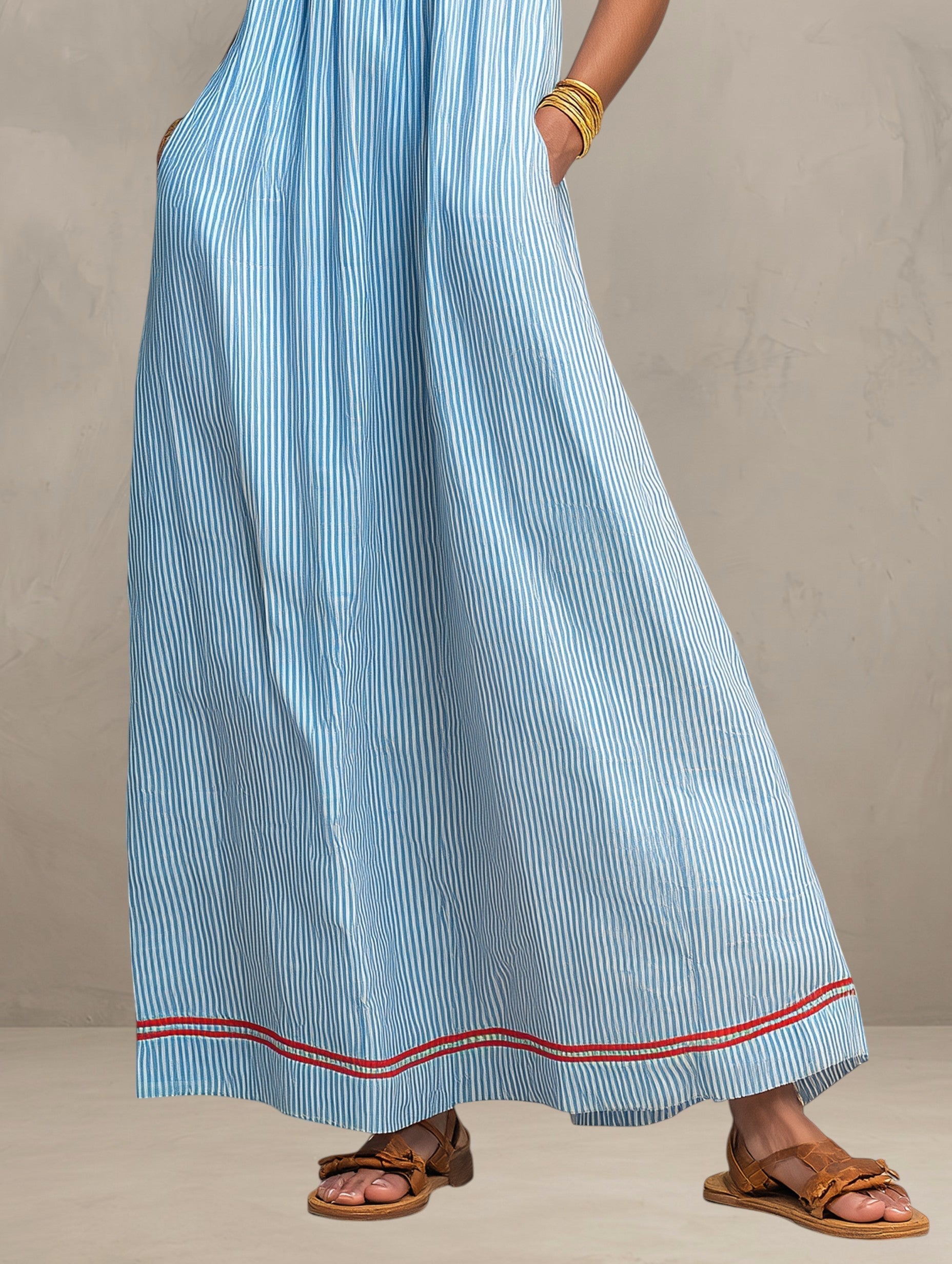Aurelyn™ | Riviera Stripe Maxi Dress