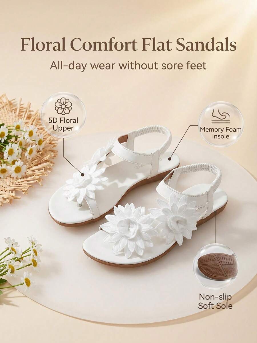 Floréa™ │ Floral Orthopedic Comfort Sandals