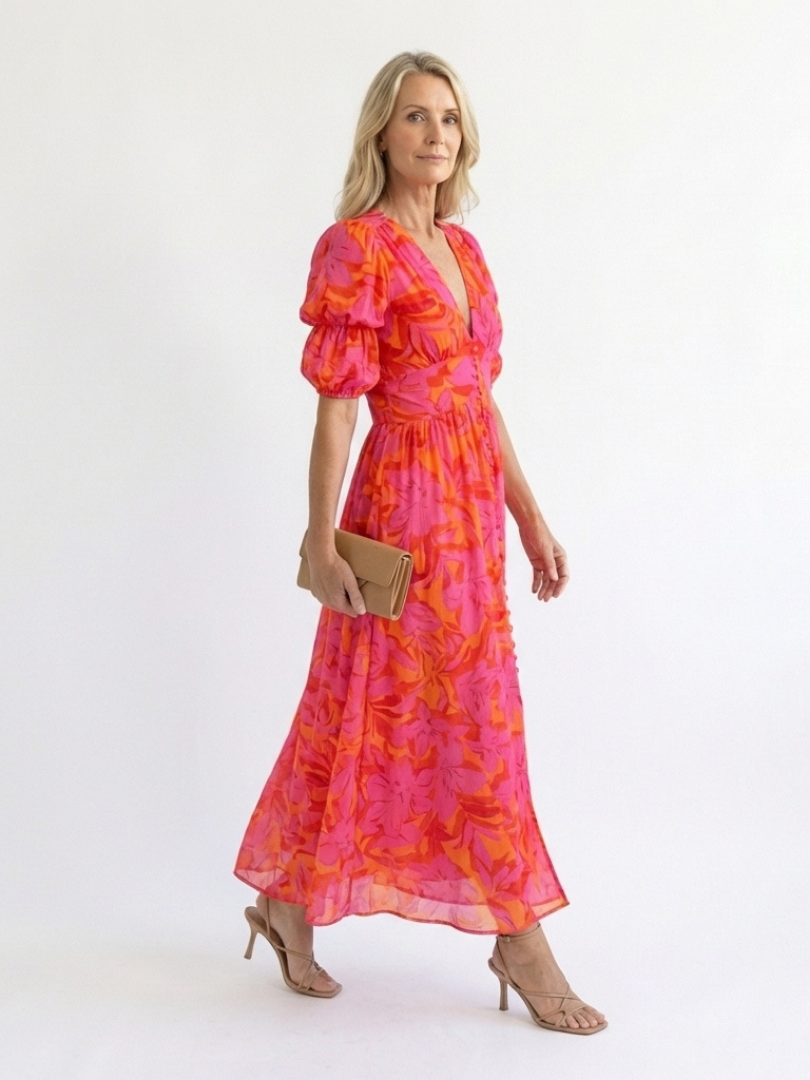 Olvera™ │ Silky Flowing Maxi Dress