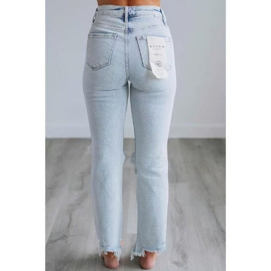 TALA™ –  Slim-Fit Ripped Jeans