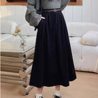 ESTELLE™ – Corduroy Midi Skirt
