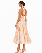 Aurora™ | Halter Neck Maxi Dress
