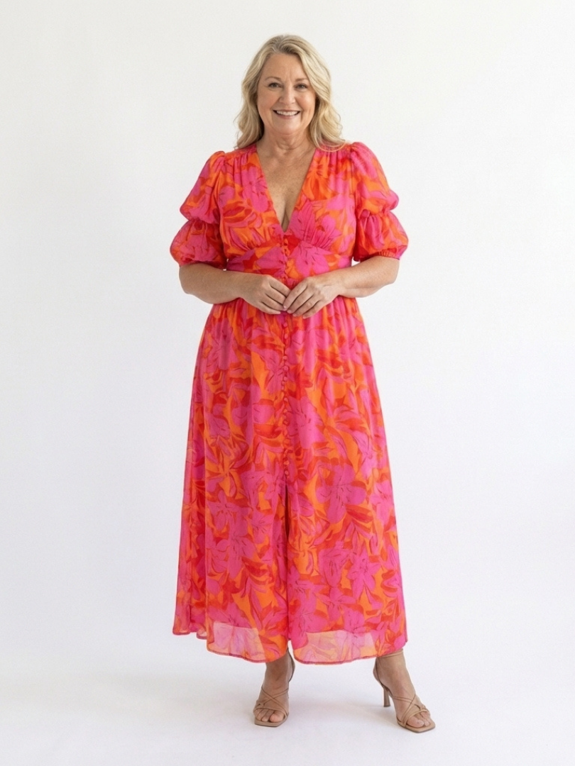Olvera™ │ Silky Flowing Maxi Dress