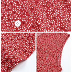 COLETTE™ - Floral Button-Front Midi Dress