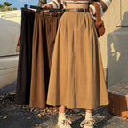 ESTELLE™ – Corduroy Midi Skirt