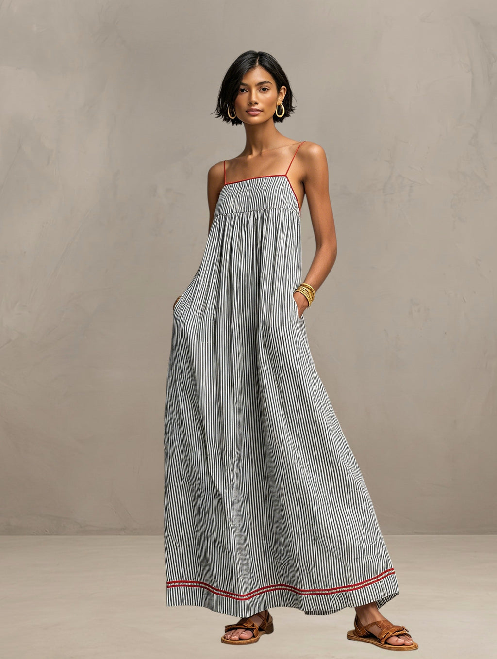 Aurelyn™ | Riviera Stripe Maxi Dress