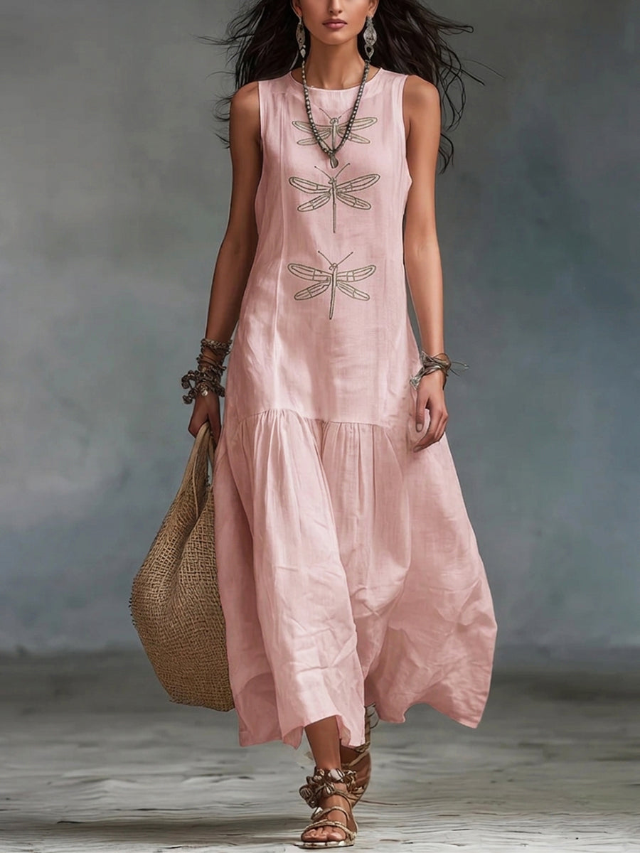 Fiona™ | Sleeveless Flowy Maxi Dress