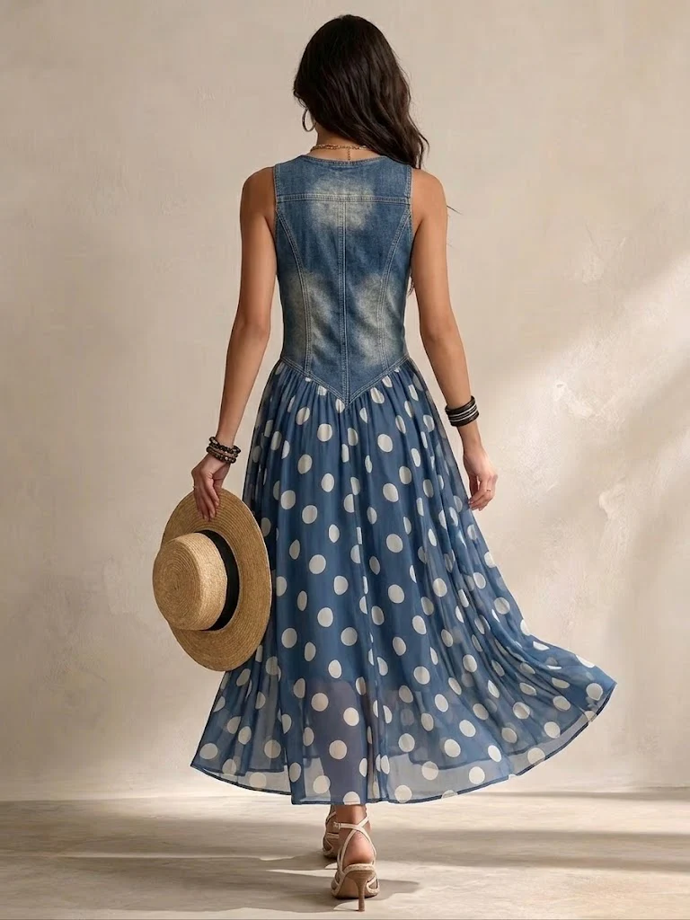 Avelina™ | Elegant Polka Dot Dress
