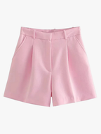 Mireya™ | High-Waisted Tailored Shorts