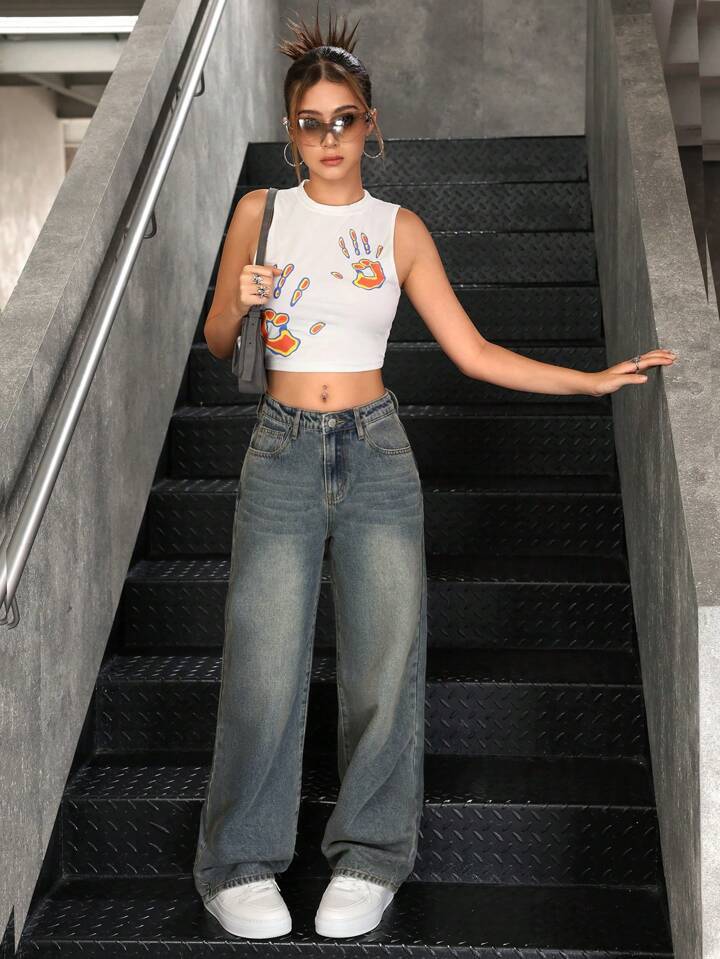 VIVIENNE™ - Classic Straight Leg Jeans