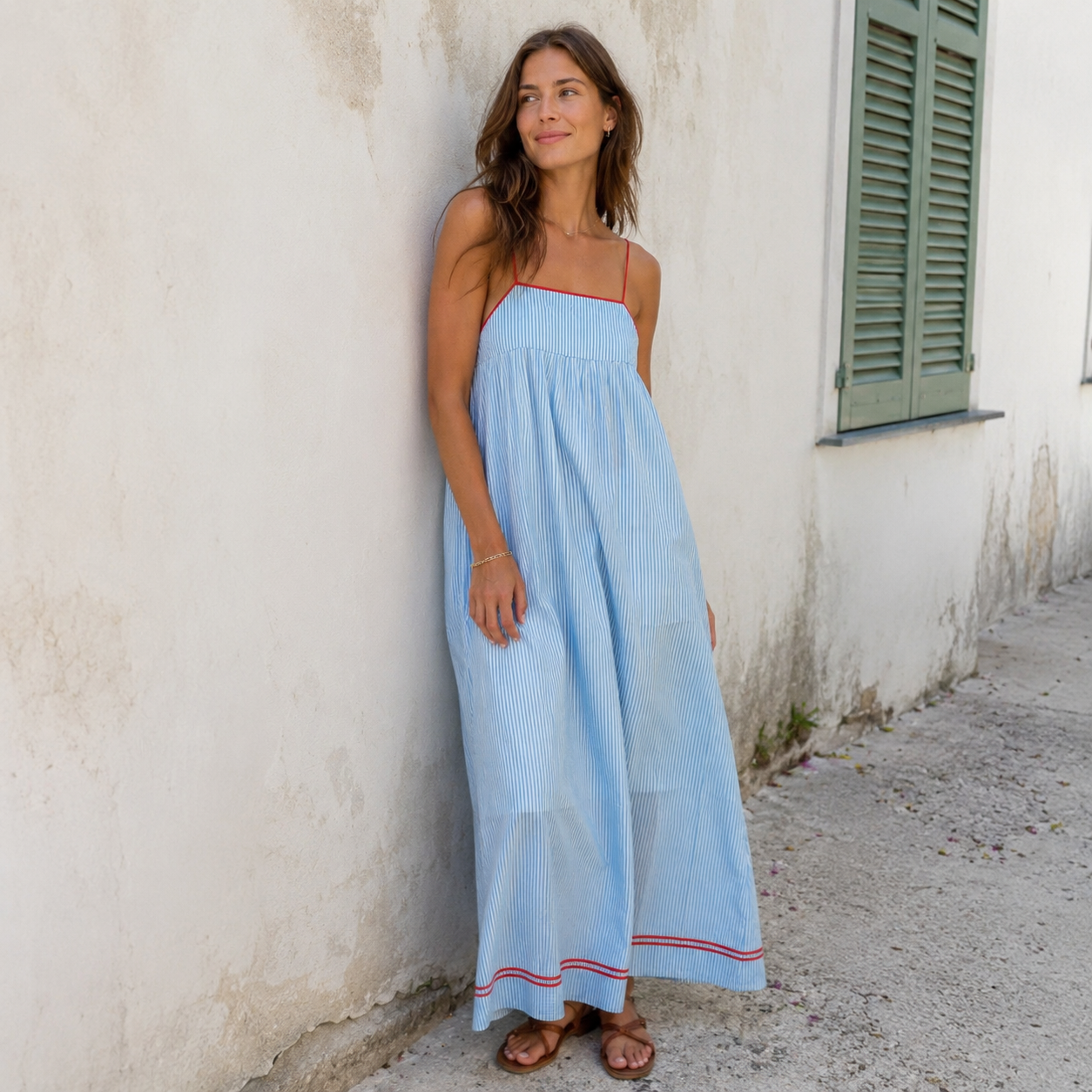 Aurelyn™ | Riviera Stripe Maxi Dress