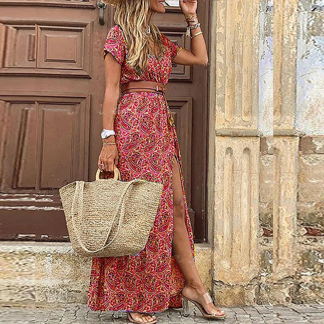 Nadessa™ | Elegant Flowy Maxi Dress