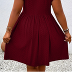 Camille™ | Ruffle V-Neck Dress